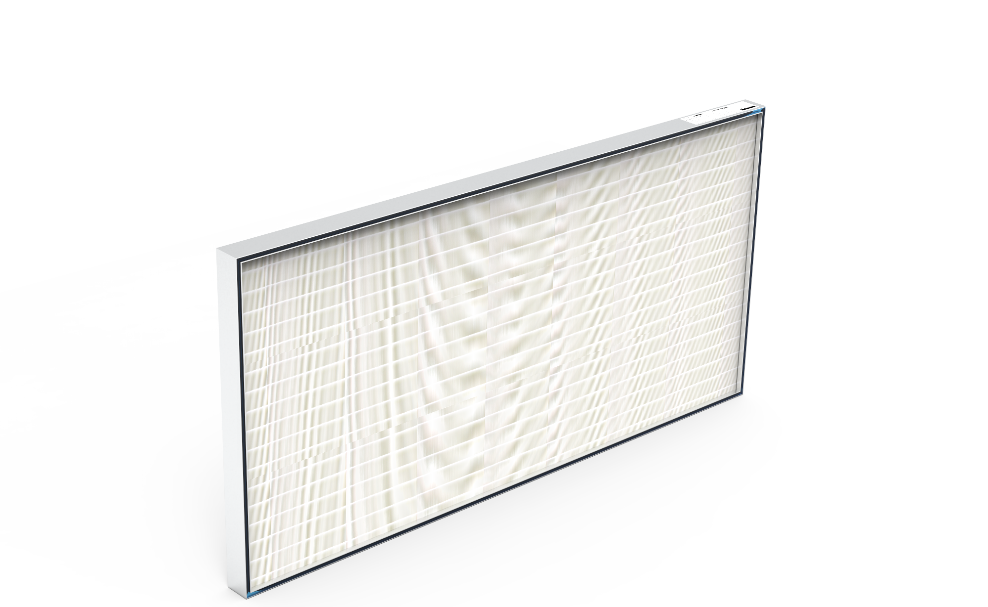 HEPA Filter (Reinraum),  HS-Mikro SF-AL., Gr. 1830x610x80 mm, EN1822 Kl. H14, Rahmen: AL-Profil, Griffschutz:  beidseitig, Dichtung:  einseitig, Gel