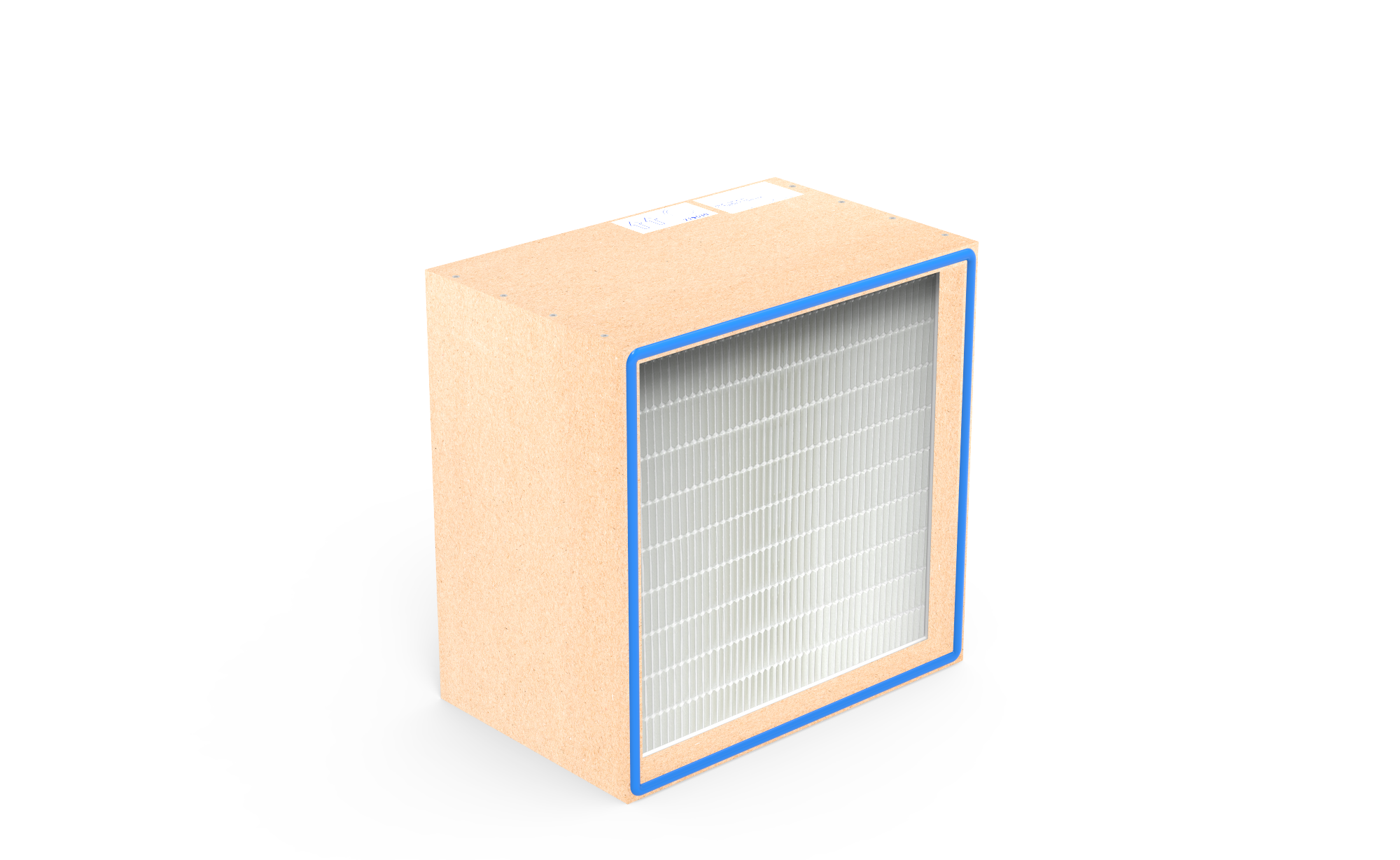 HEPA Filter HS-Mikro SF, Gr. 457x457x292 mm, EN 1822 Kl. H13, Rahmen: MDF, Dichtung:  einseitig, geschäumt