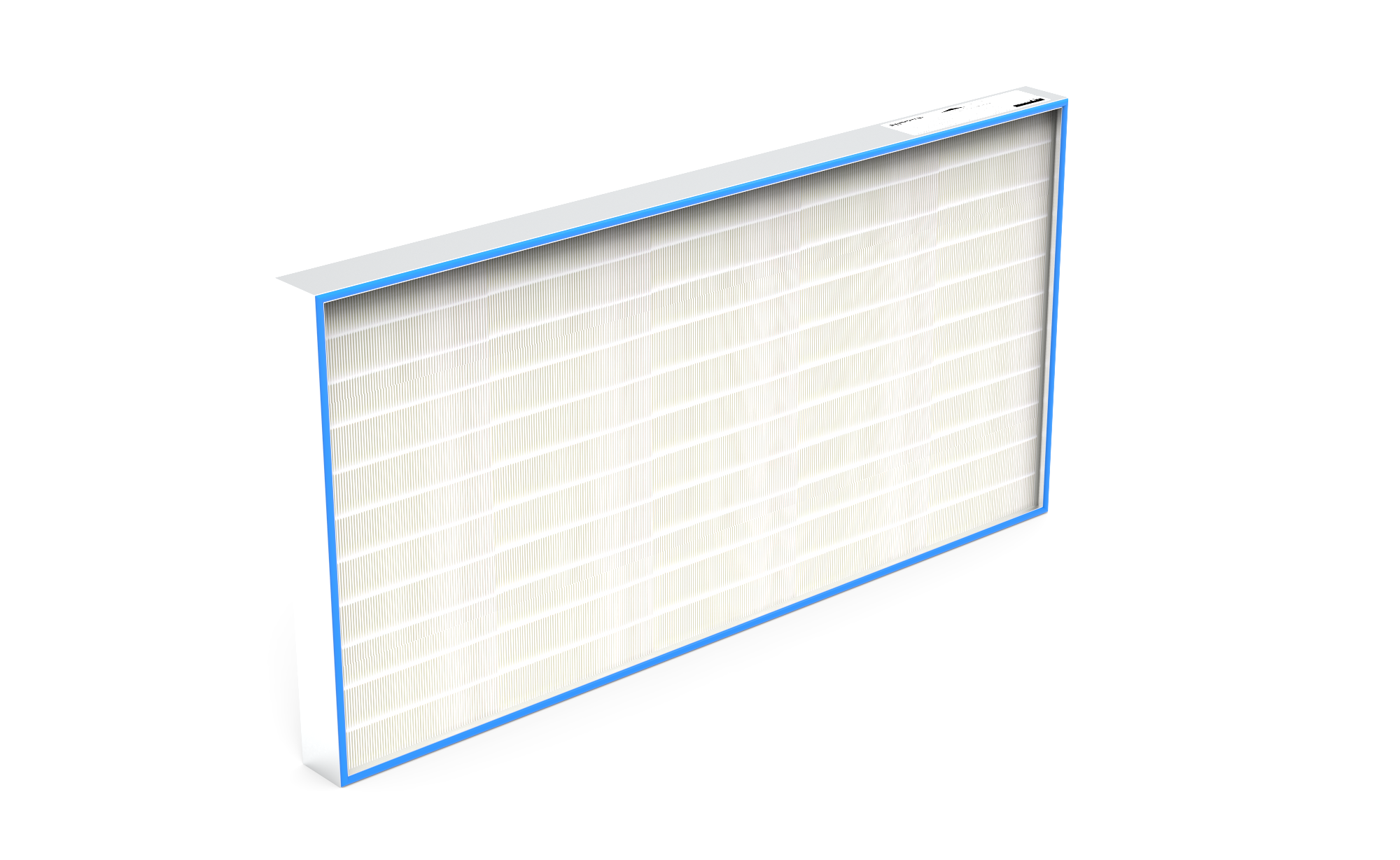 HEPA Filter (Reinraum),  HS-Mikro SF-AL., Gr. 1220x610x66 mm, EN1822 Kl. H14, Rahmen: AL-Profil, Griffschutz:  beidseitig, Dichtung:  einseitig, geschäumt