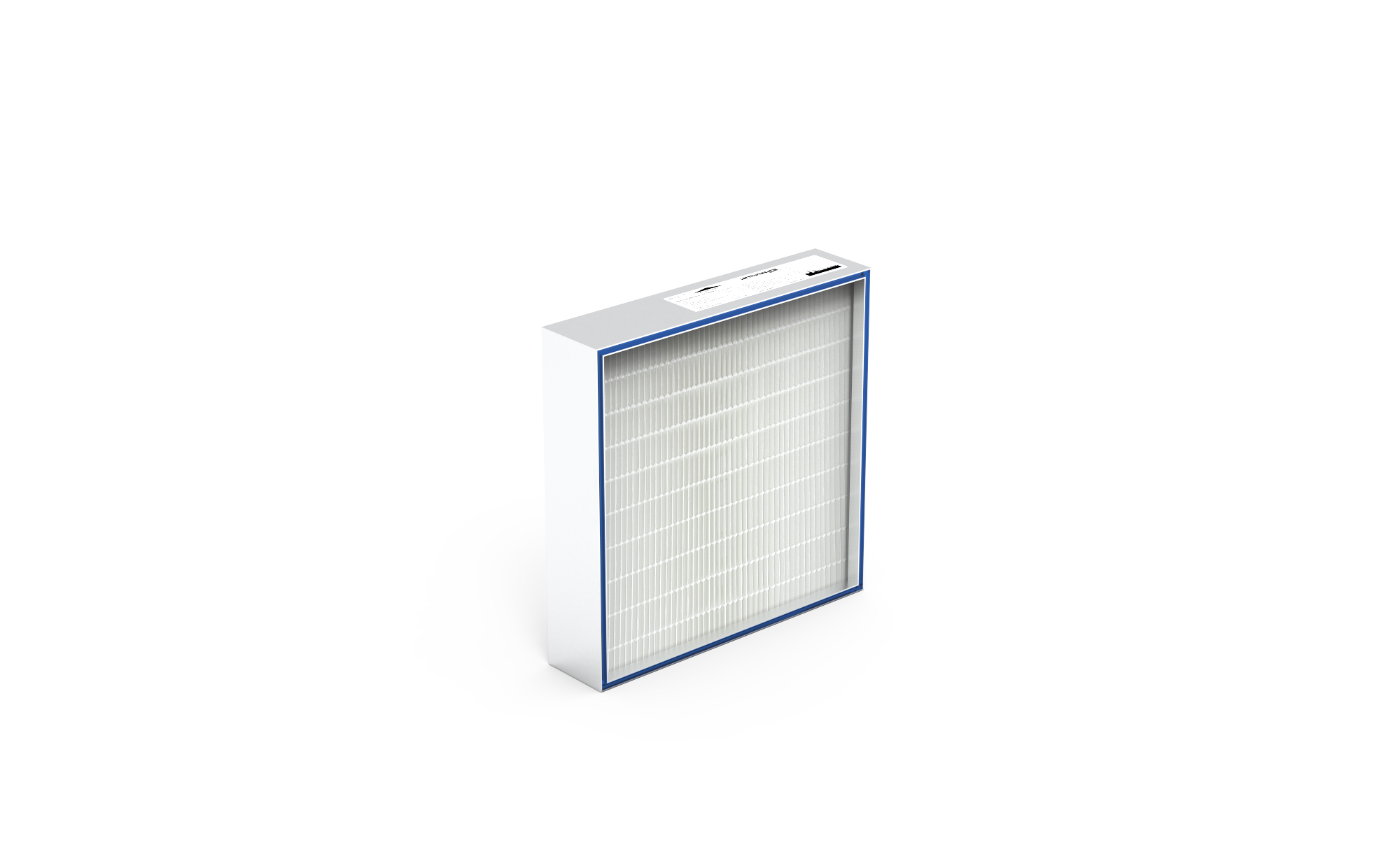 HEPA Filter (Reinraum),  HS-Mikro SF-AL., Gr. 457x457x105 mm, EN1822 Kl. H14, Rahmen: AL-Profil, Griffschutz:  einseitig, Dichtung:  einseitig, Gel