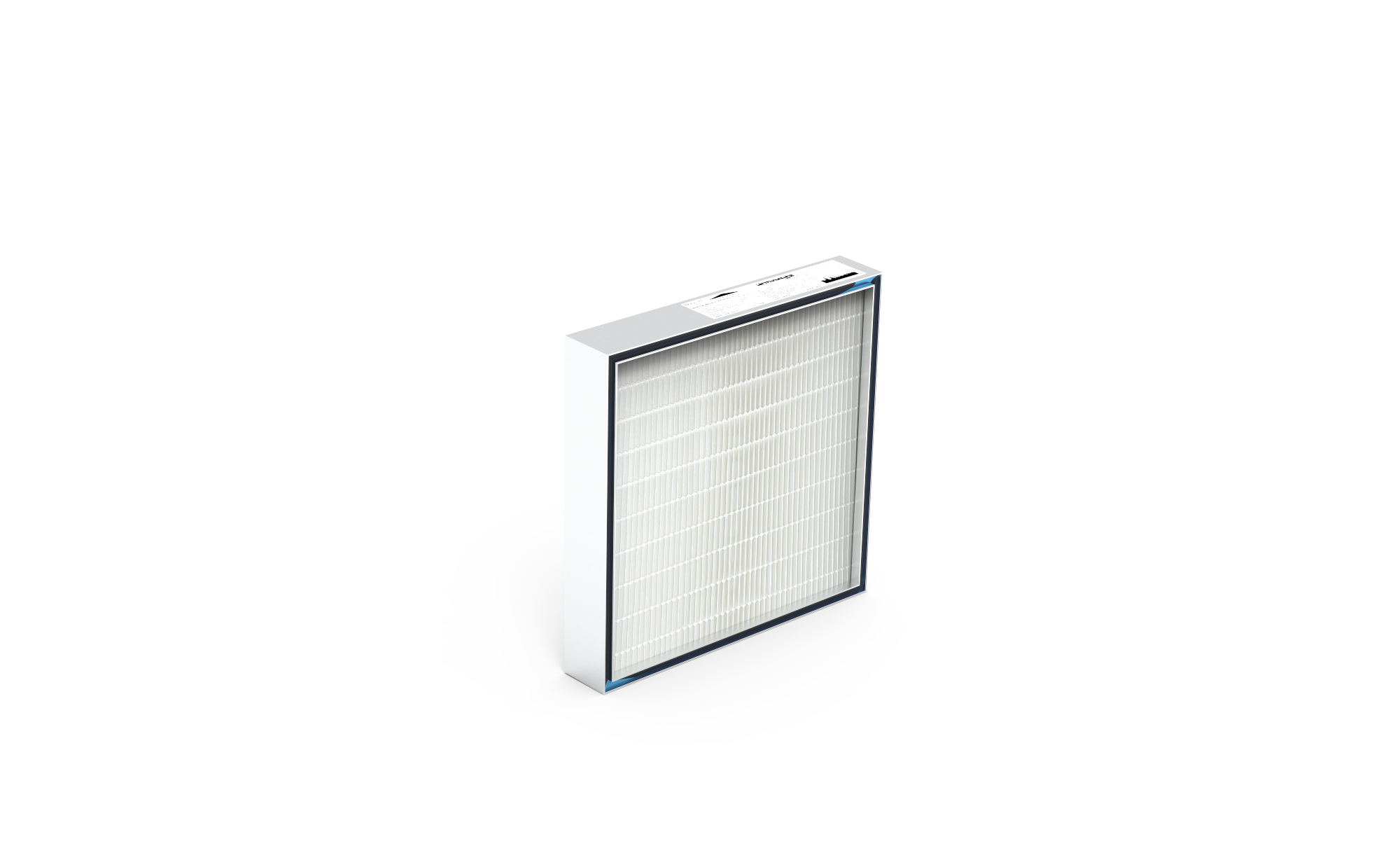 HEPA Filter (Reinraum),  HS-Mikro SF-AL., Gr. 457x457x80 mm, EN1822 Kl. H14, Rahmen: AL-Profil, Griffschutz:  einseitig, Dichtung:  einseitig, Gel