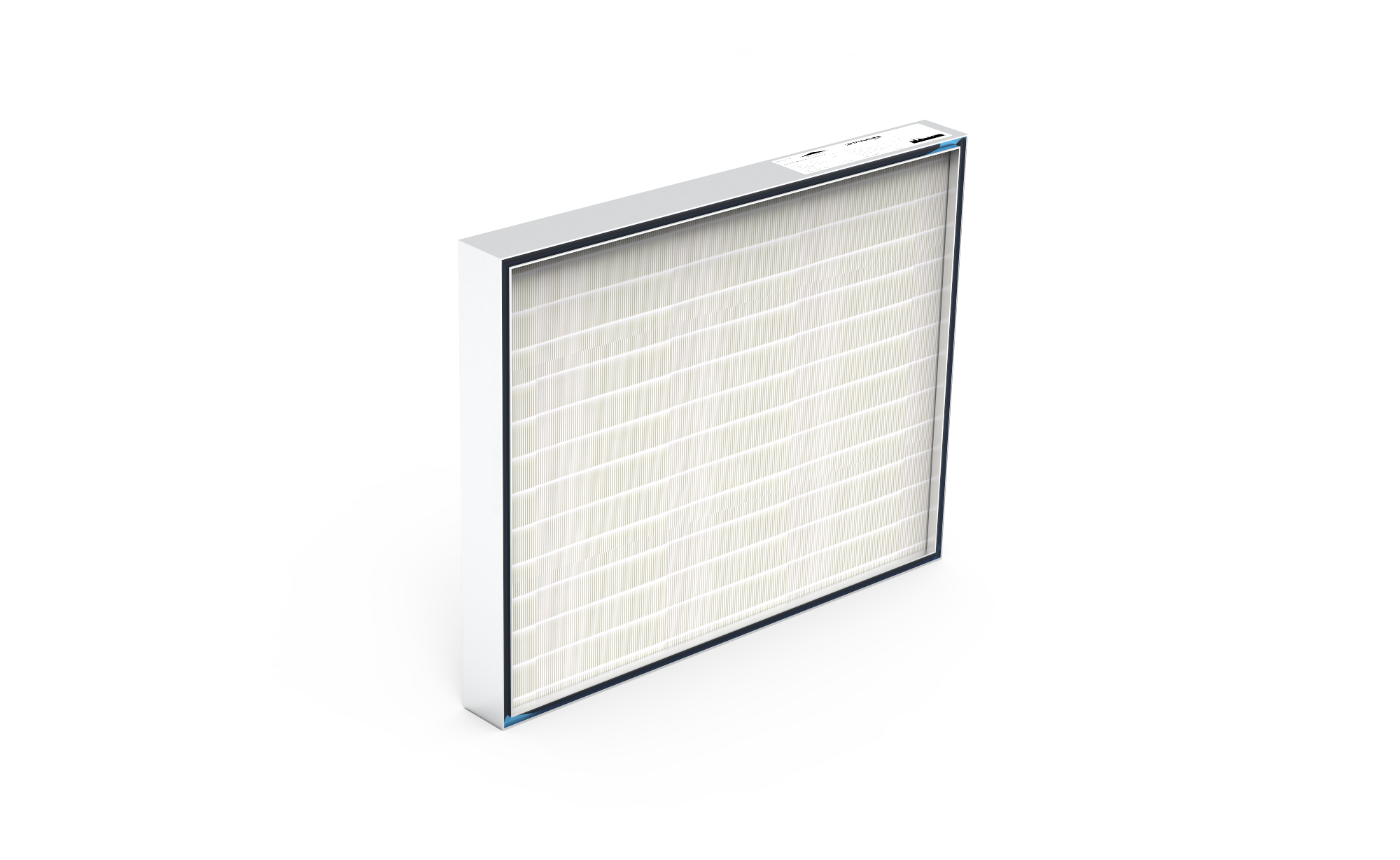 HEPA Filter (Reinraum),  HS-Mikro SF-AL., Gr. 762x610x80 mm, EN1822 Kl. H14, Rahmen: AL-Profil, Griffschutz:  einseitig, Dichtung:  einseitig, Gel