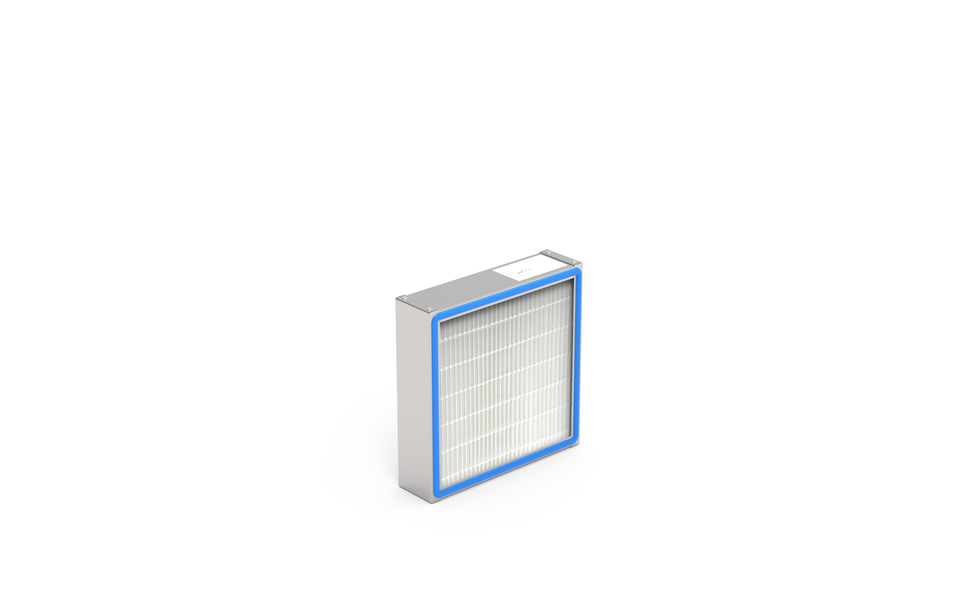 HEPA Filter HS-Mikro SF, Gr. 305x305x78 mm, EN 1822 Kl. H14, Rahmen: Edelstahl 1.4301, Dichtung:  einseitig, geschäumt