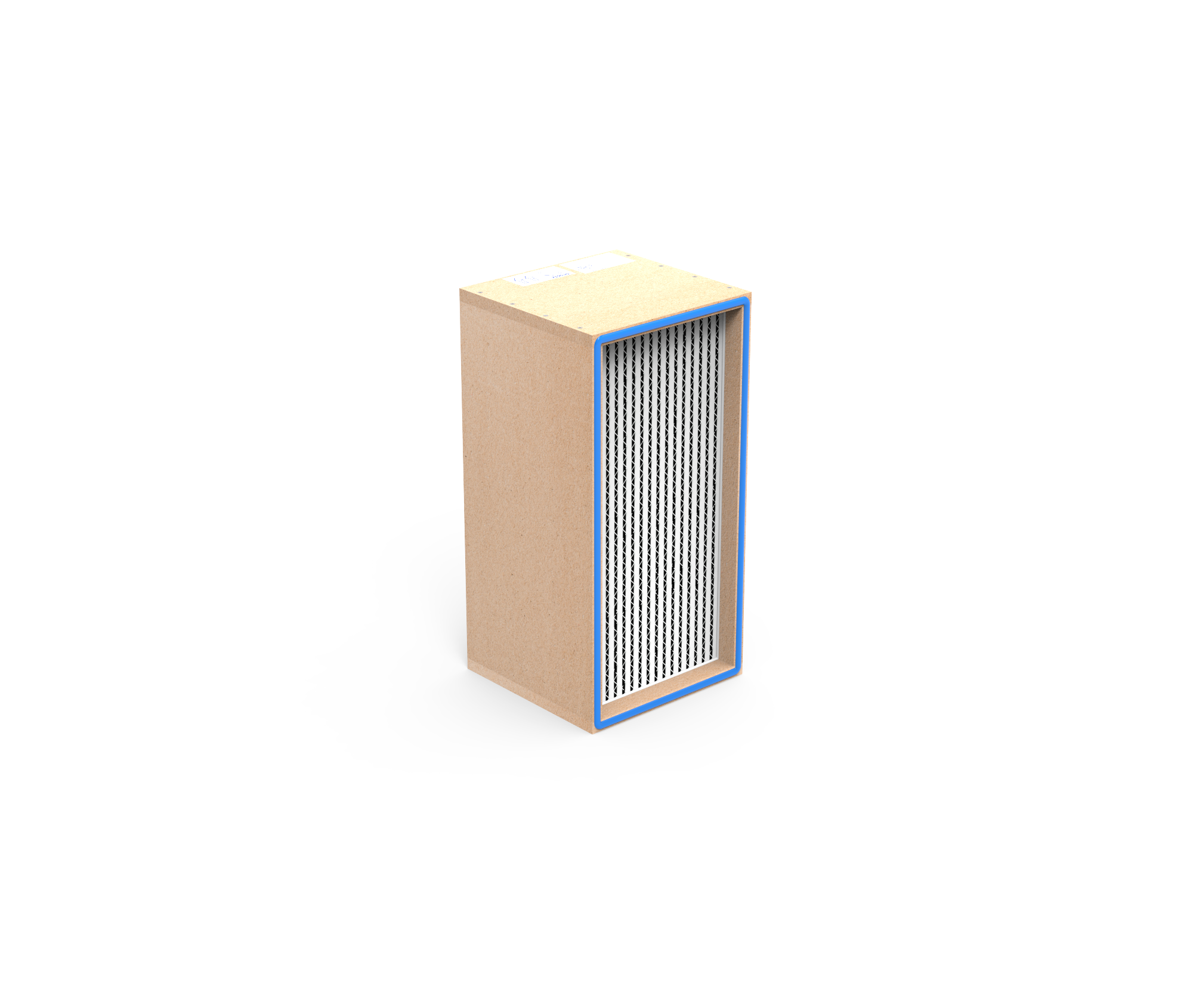Feinstaubfilter (Aluminiumseparatoren), HS-Makro 95, Gr. 305x610x292 mm, ISO ePM1 80%, Rahmen: MDF, Dichtung: geschäumt