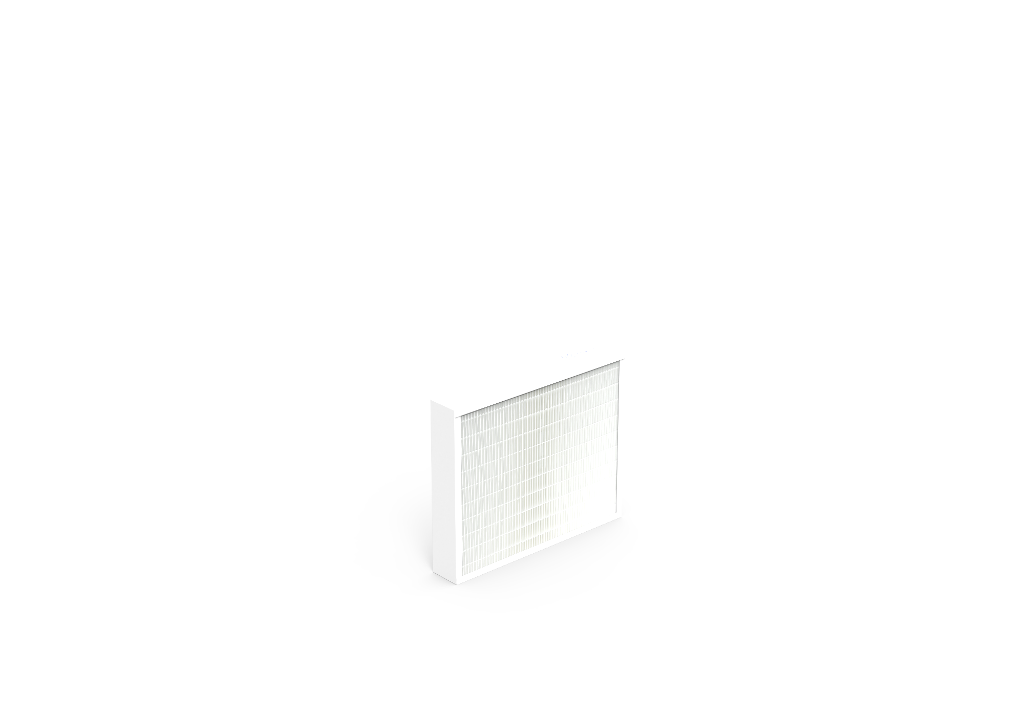 Hochleistungs Pleatpak Filter, ISO ePM1 80%, Gr. 592x490x96 mm, Rahmen: Pappe