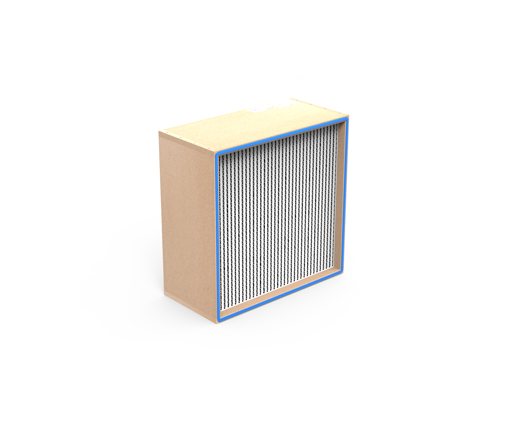 Schwebstofffilter (Aluminiumseparatoren), HS-Mikro S, Gr. 610x610x292 mm, EN 1822 Kl. H14, Rahmen: MDF, Dichtung: geschäumt