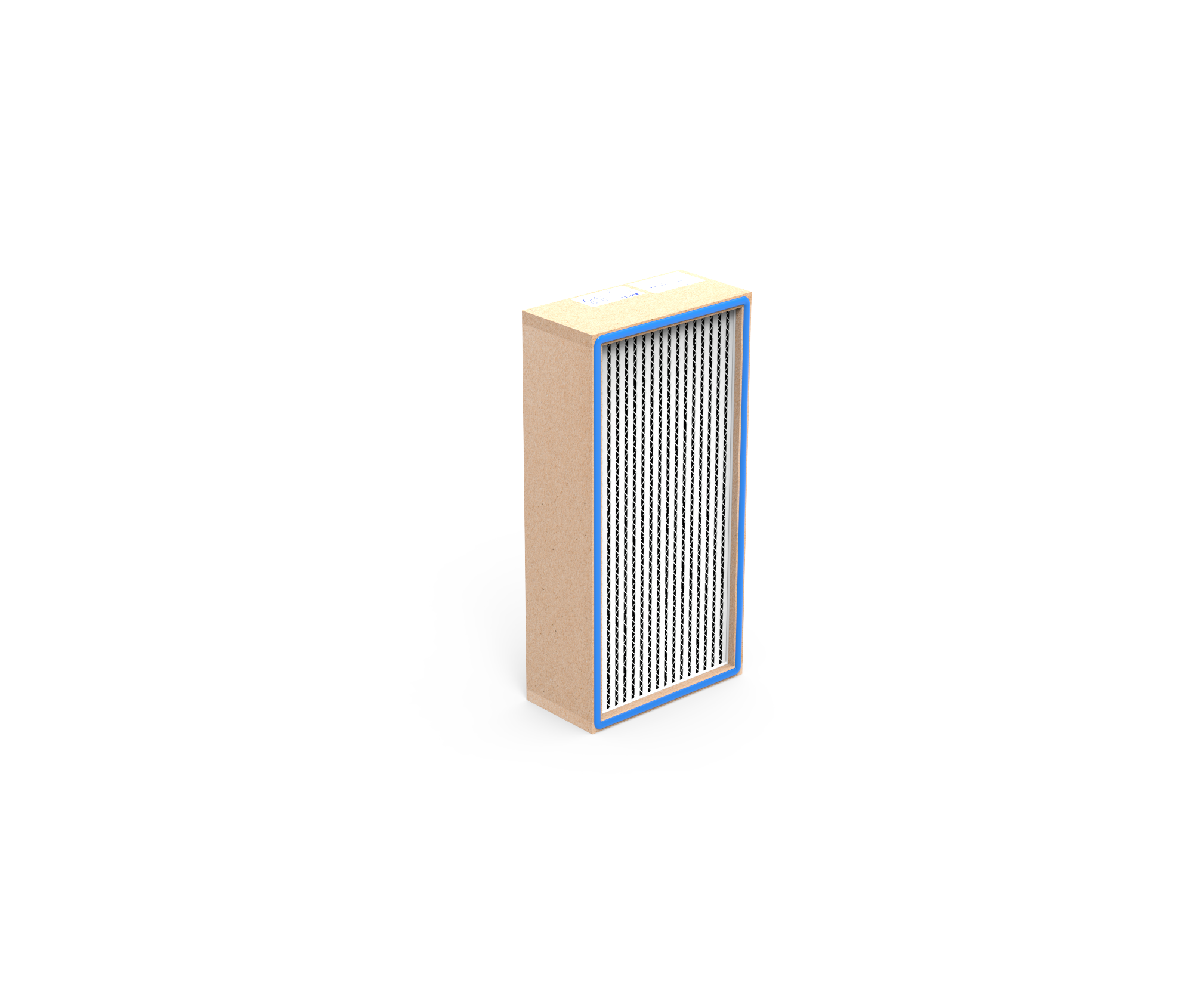 Feinstaubfilter (Aluminiumseparatoren), HS-Makro 95, Gr. 305x610x150 mm, ISO ePM1 80%, Rahmen: MDF, Dichtung: 6 mm Flachdichtung