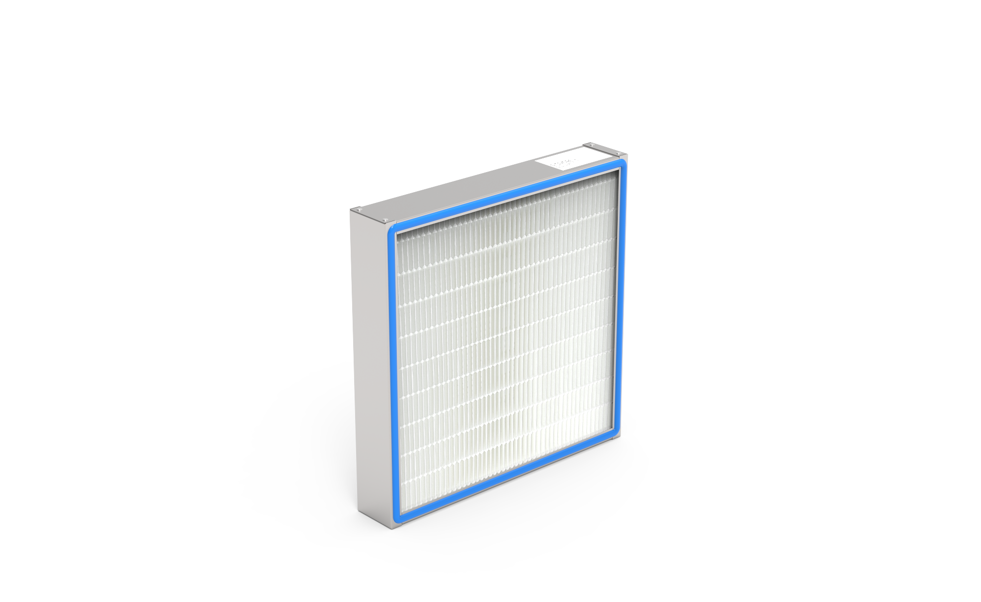 HEPA Filter HS-Mikro SF, Gr. 457x457x78 mm, EN 1822 Kl. H14, Rahmen: Edelstahl 1.4301, Dichtung:  einseitig, geschäumt