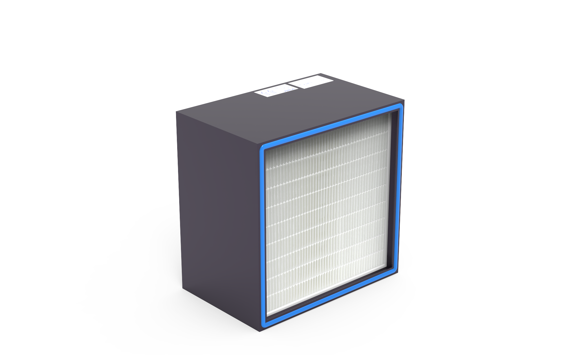 HEPA Filter HS-Mikro SF, Gr. 457x457x292 mm, EN 1822 Kl. H13, Rahmen: Kunststoff, Dichtung:  einseitig, geschäumt