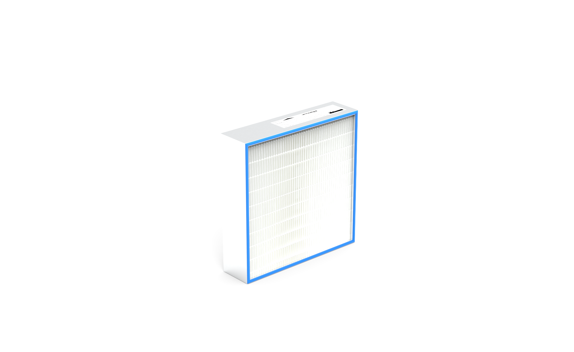 ULPA Filter (Reinraum),  HS-Mikro SF-AL., Gr. 457x457x115 mm, EN1822 Kl. U15, Rahmen: AL-Profil, Griffschutz:  einseitig, Dichtung:  einseitig, geschäumt