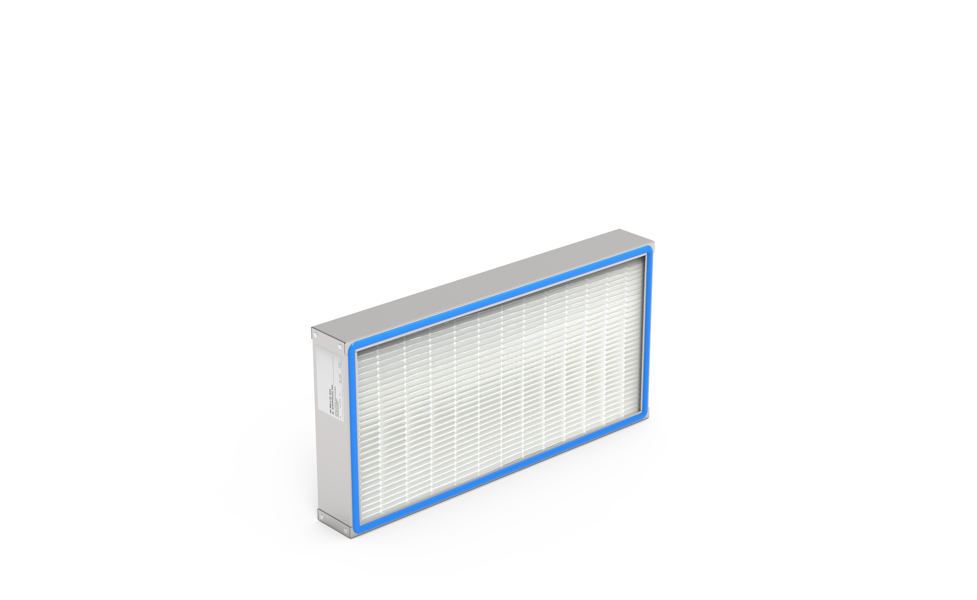 HEPA Filter HS-Mikro SF, Gr. 305x610x78 mm, EN 1822 Kl. H14, Rahmen: Edelstahl 1.4301, Dichtung:  einseitig, geschäumt