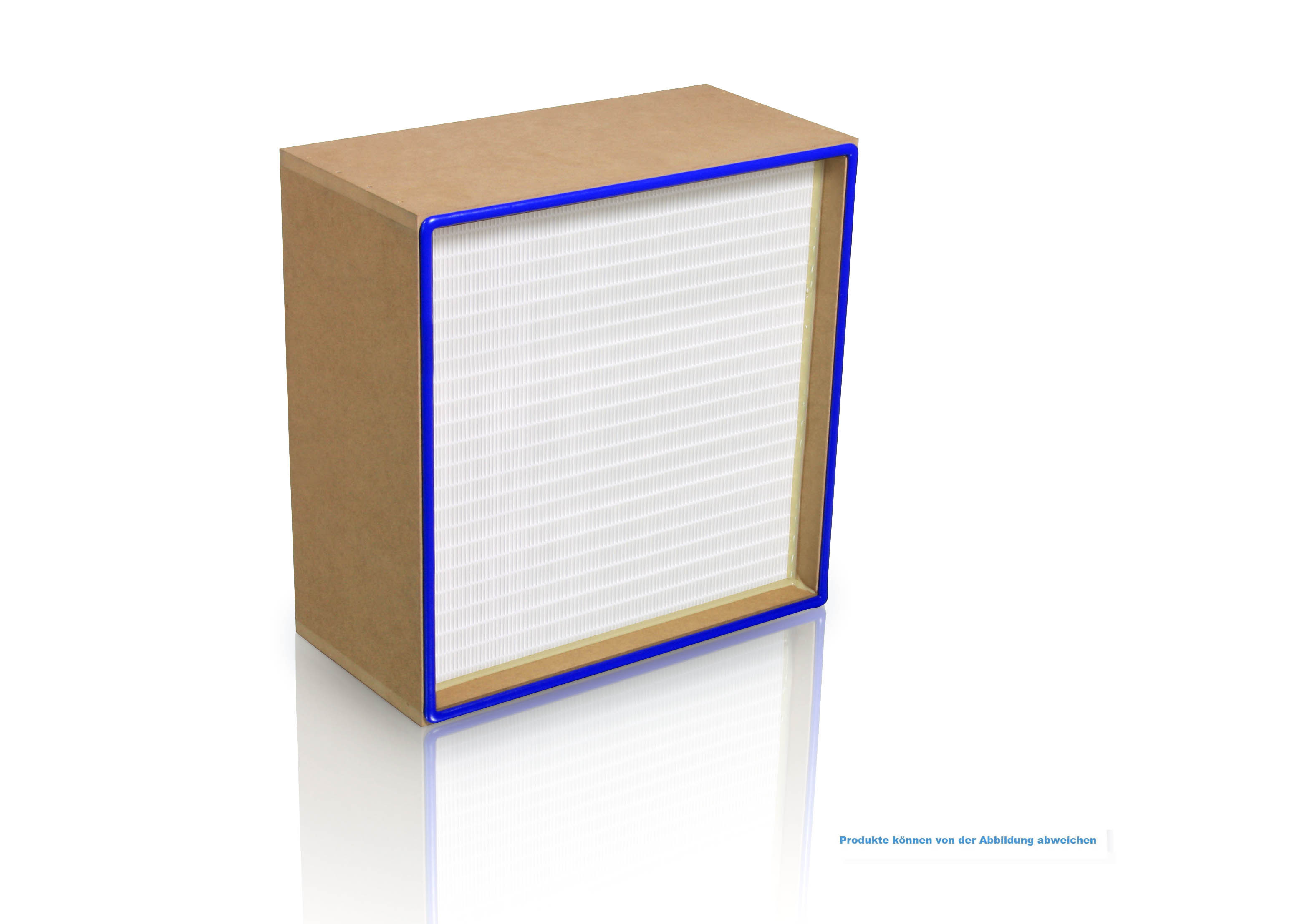 HEPA Filter HS-Mikro SF, Gr. 457x397x100 mm, EN 1822 Kl. H13, Rahmen: MDF, Dichtung:  einseitig, geschäumt