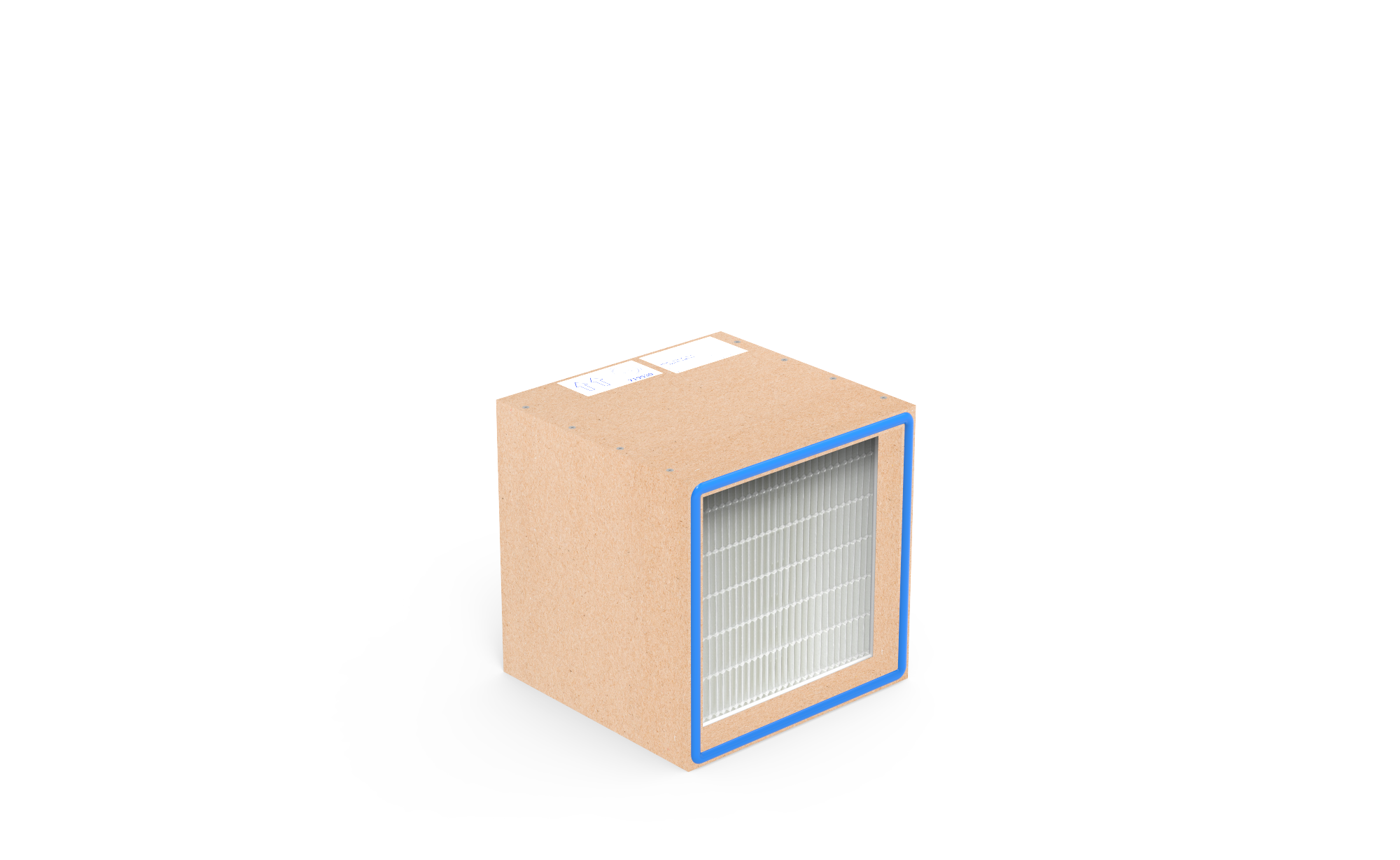 HEPA Filter HS-Mikro SF, Gr. 305x305x292 mm, EN 1822 Kl. H13, Rahmen: MDF, Dichtung:  einseitig, geschäumt