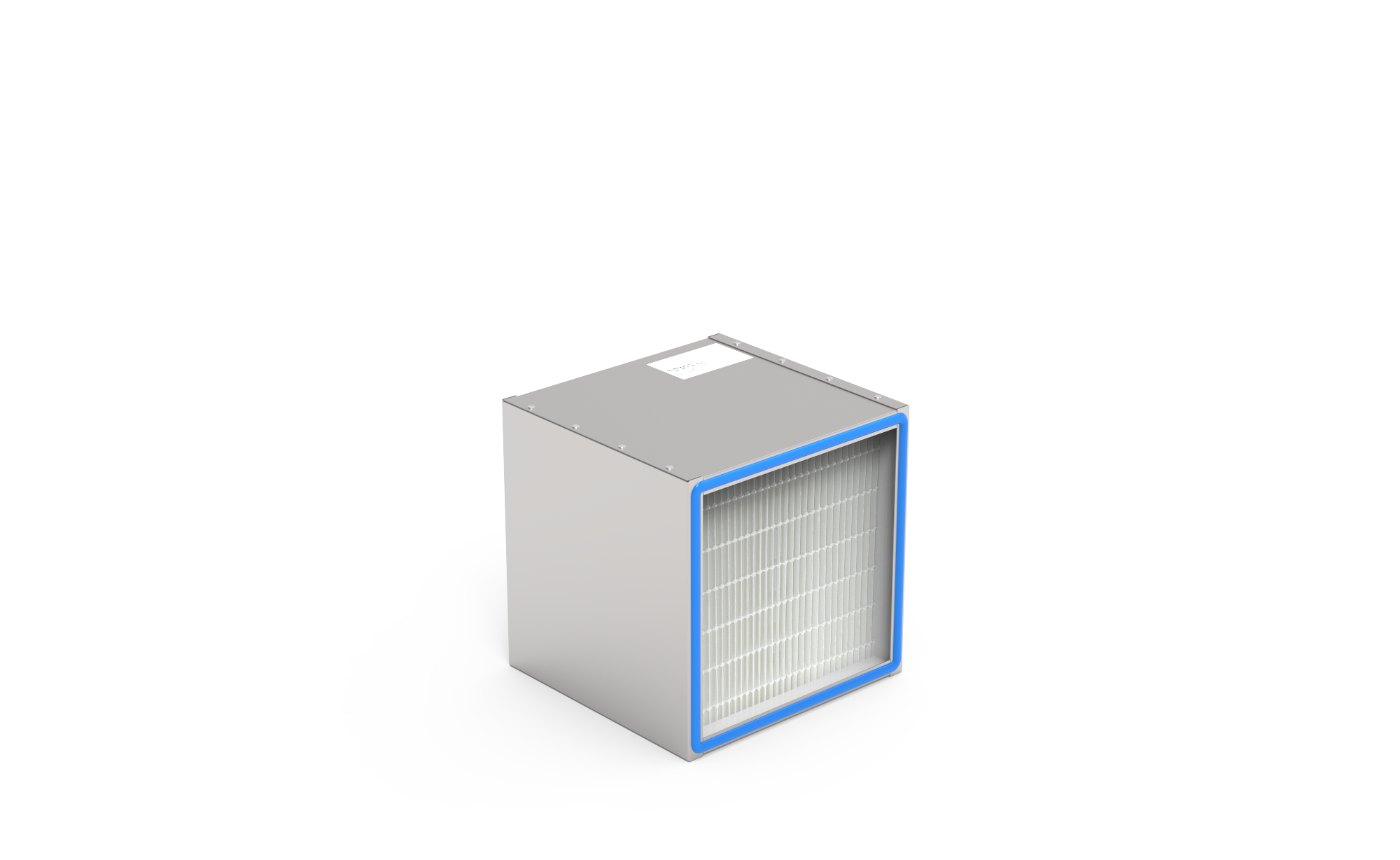 HEPA Filter HS-Mikro SF, Gr. 305x305x292 mm, EN 1822 Kl. H13, Rahmen: Edelstahl 1.4301, Dichtung:  einseitig, geschäumt