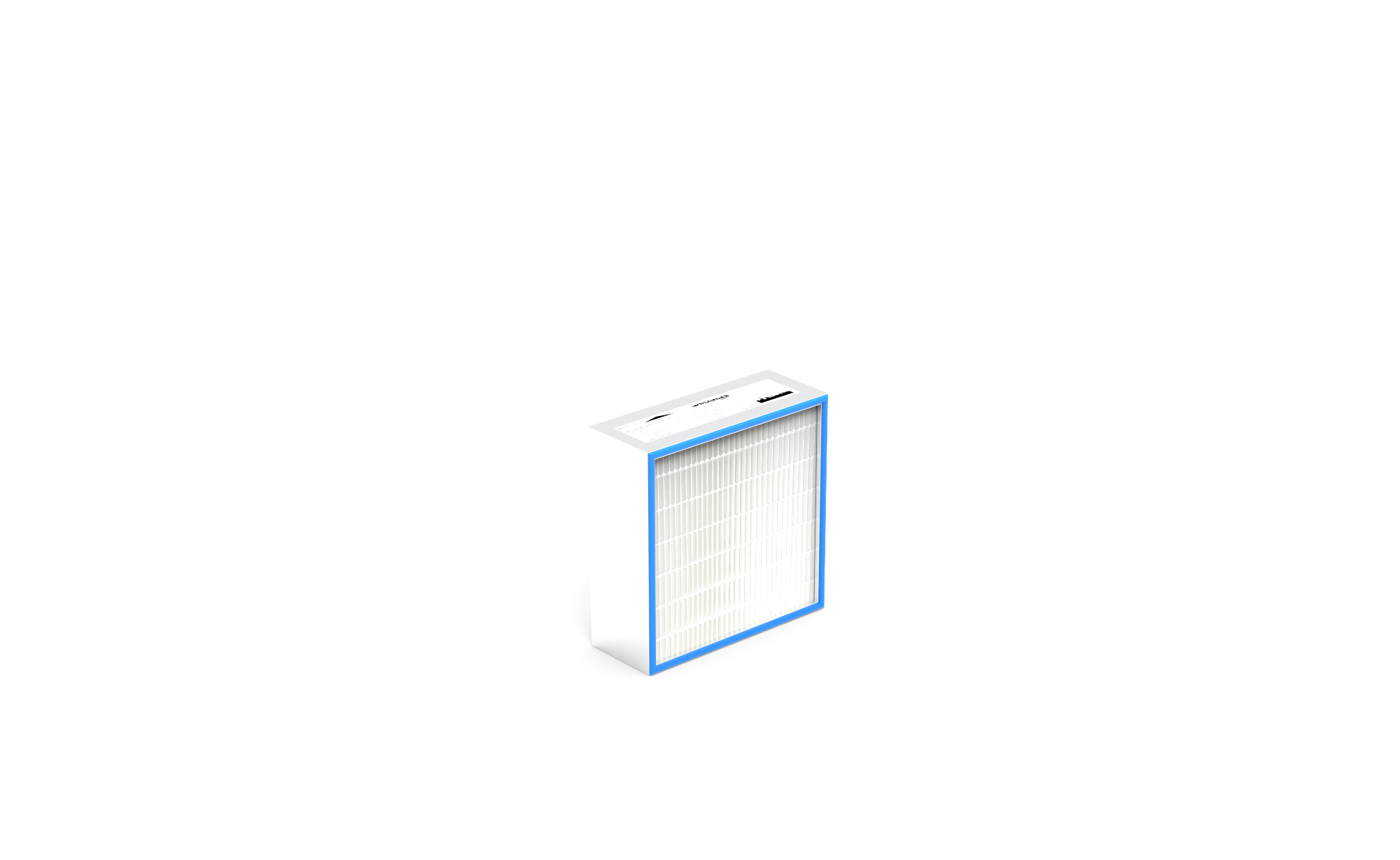 ULPA Filter (Reinraum),  HS-Mikro SF-AL., Gr. 305x305x115 mm, EN1822 Kl. U15, Rahmen: AL-Profil, Griffschutz:  einseitig, Dichtung:  einseitig, geschäumt
