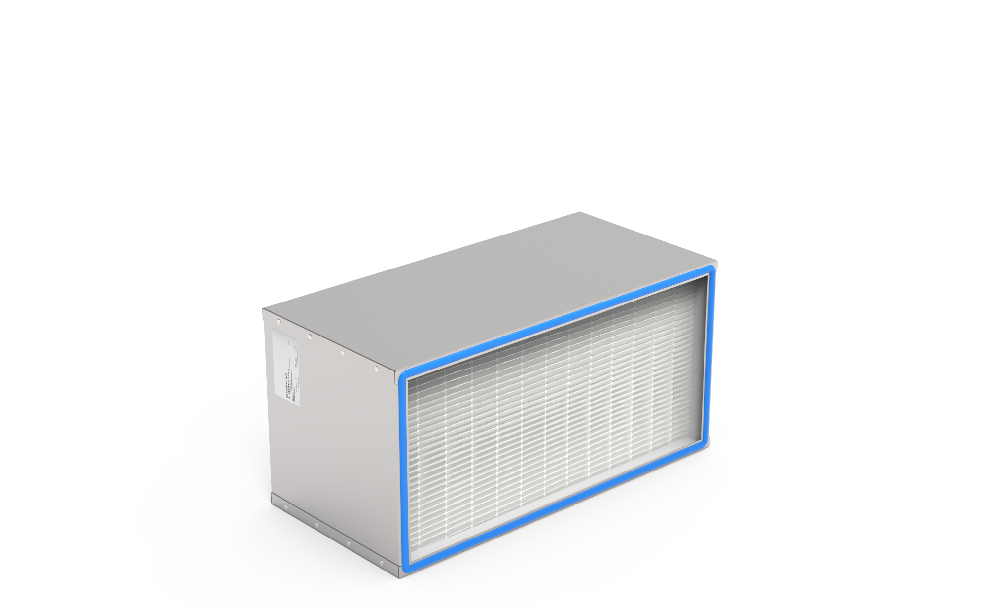 HEPA Filter HS-Mikro SF, Gr. 305x610x292 mm, EN 1822 Kl. H13, Rahmen: Edelstahl 1.4301, Dichtung:  einseitig, geschäumt