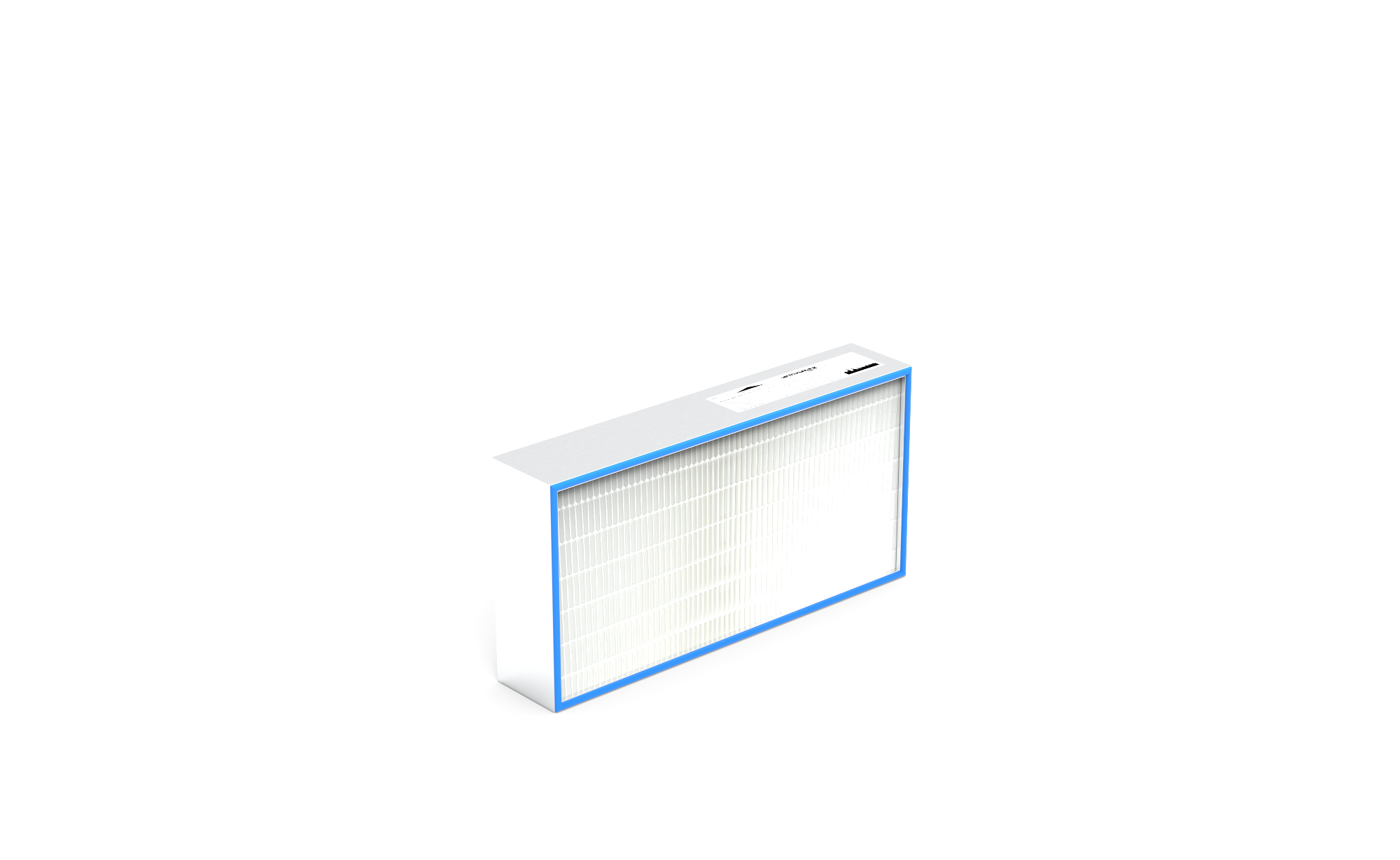 ULPA Filter (Reinraum),  HS-Mikro SF-AL., Gr. 610x305x115 mm, EN1822 Kl. U15, Rahmen: AL-Profil, Griffschutz:  einseitig, Dichtung:  einseitig, geschäumt